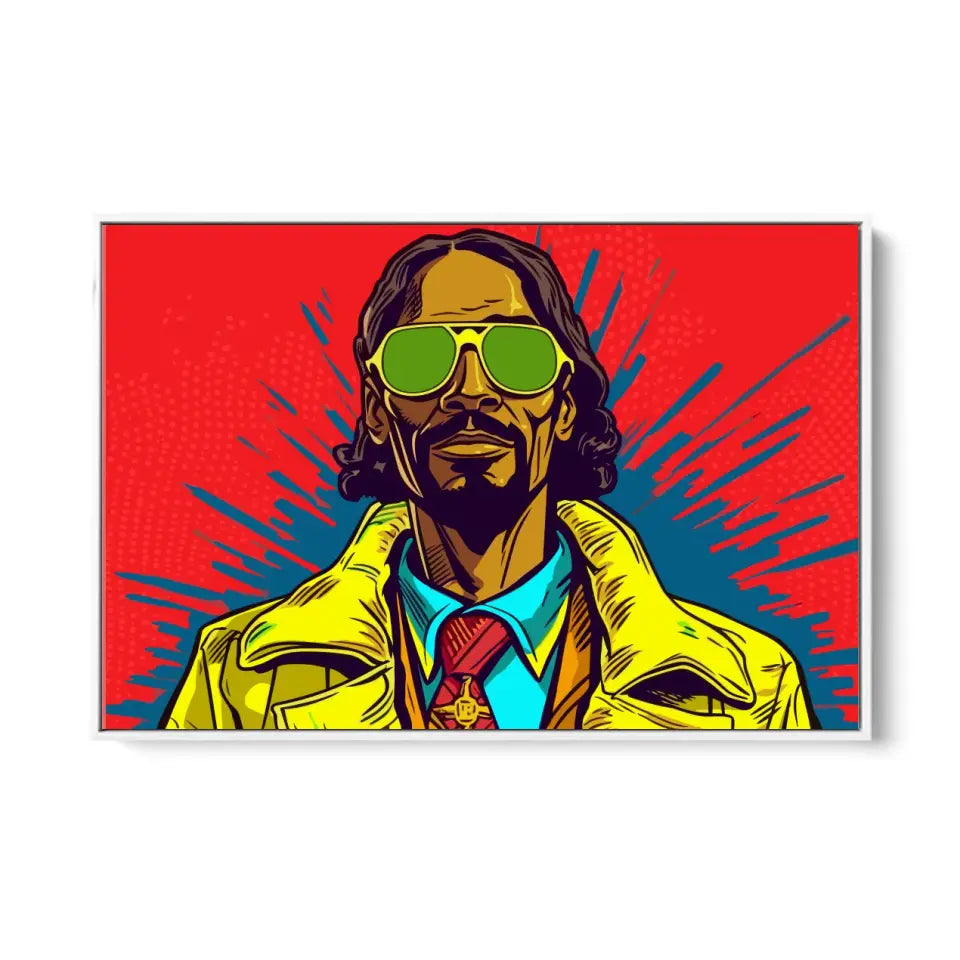 Colorful pop art of Snoop Dogg I