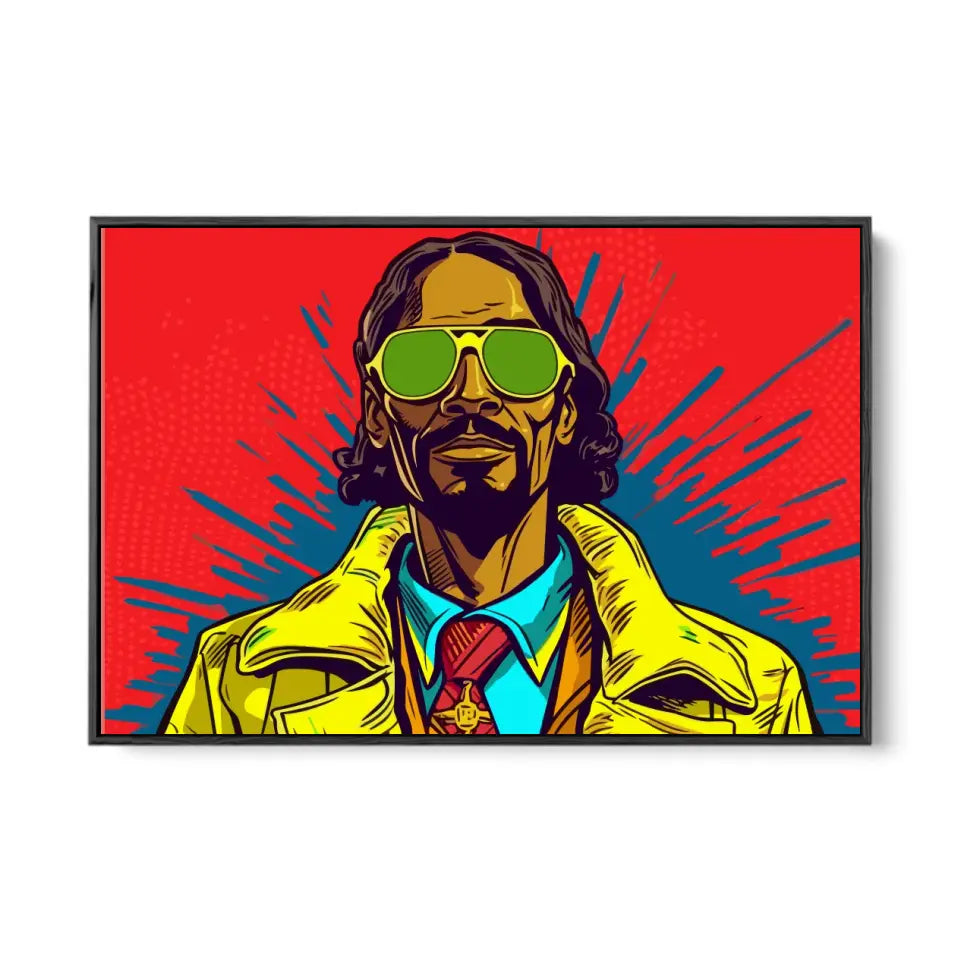 Colorful pop art of Snoop Dogg I