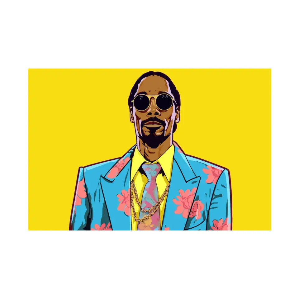 Colorful pop art of Snoop Dogg II