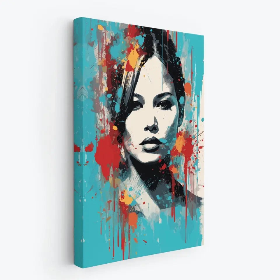 Colorful pop art of Jennifer Lawrence I