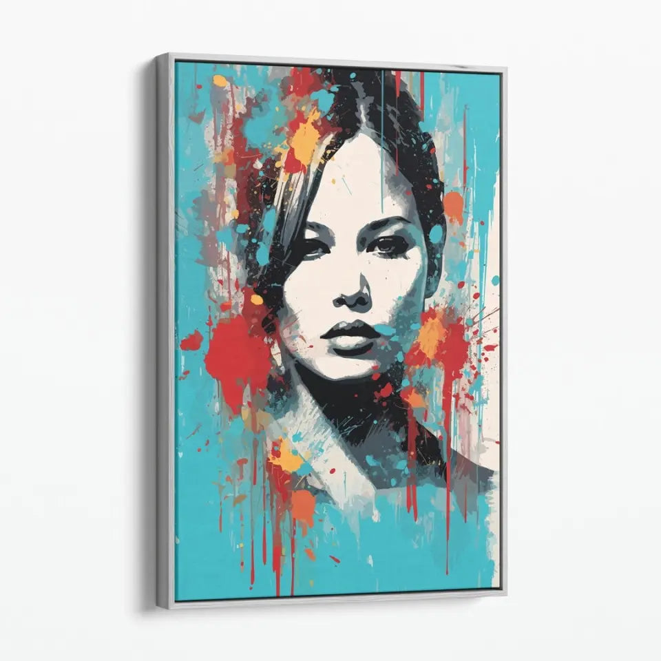 Colorful pop art of Jennifer Lawrence I