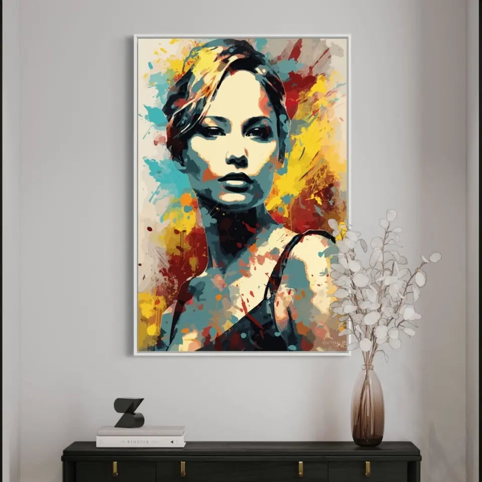 Colorful pop art of Jennifer Lawrence I