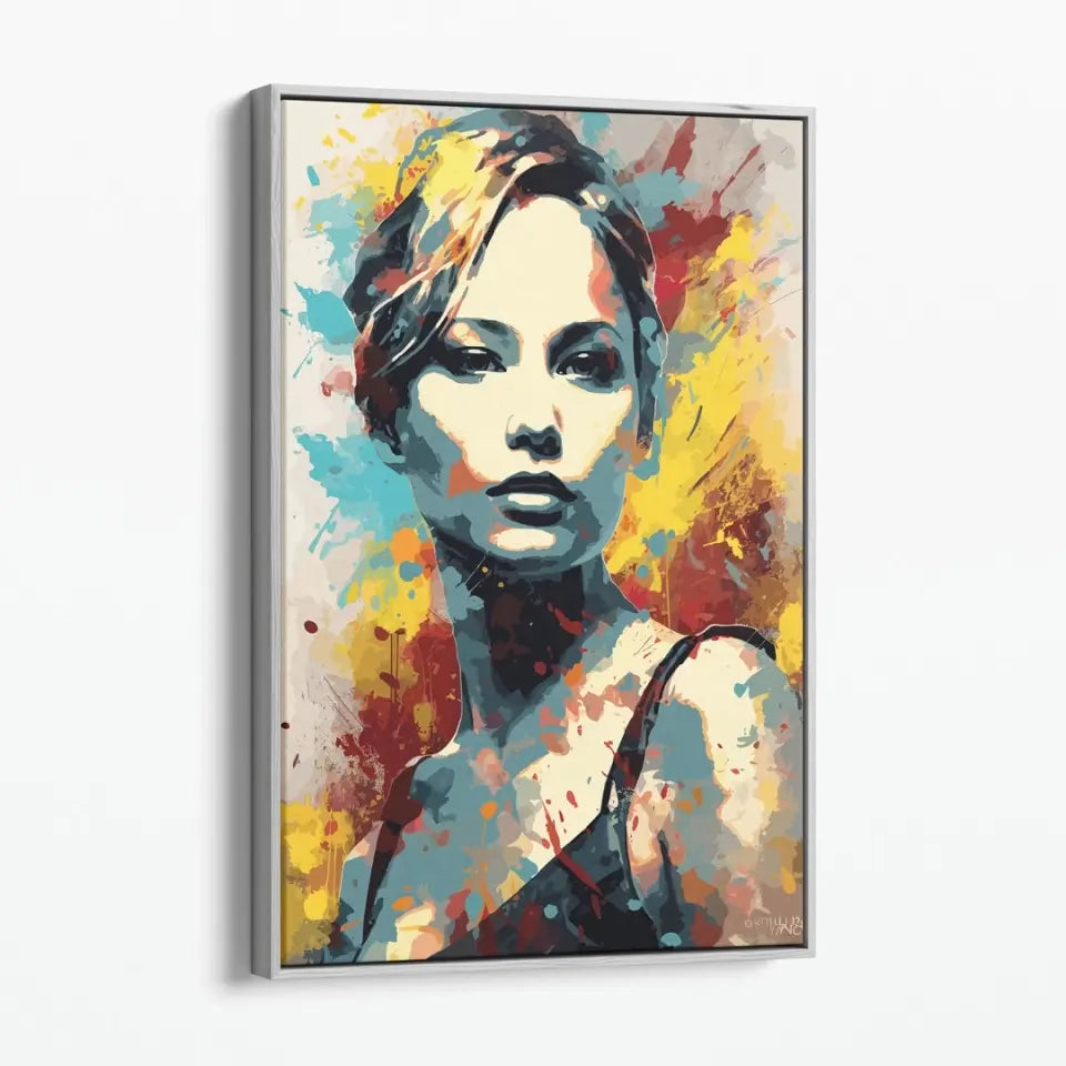 Colorful pop art of Jennifer Lawrence I