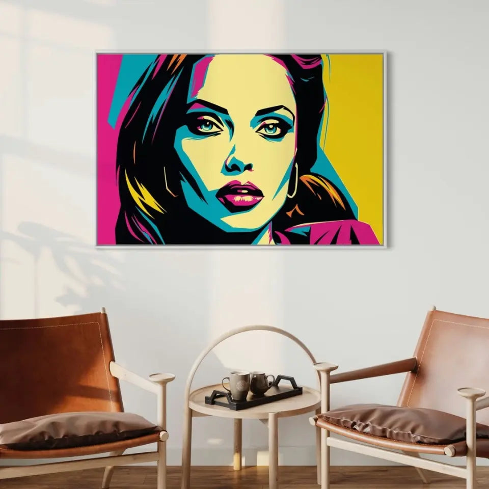 Colorful pop art of Angelina Jolie I