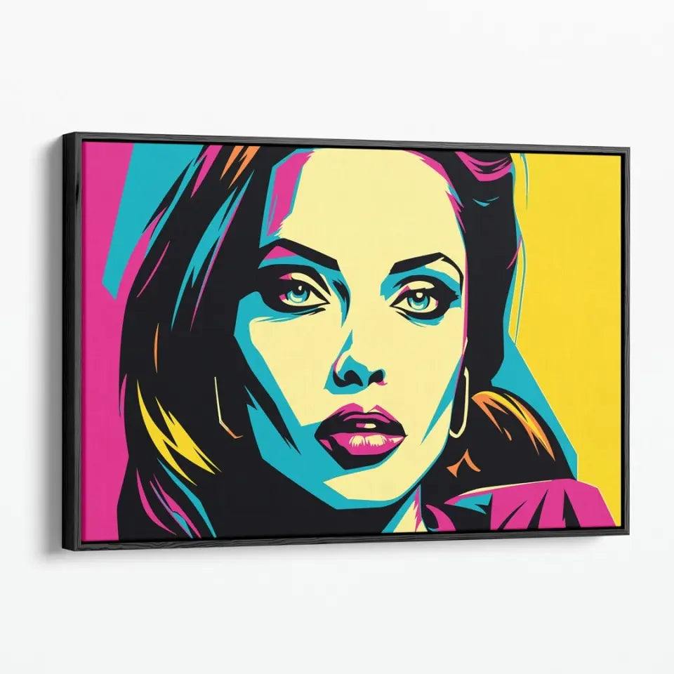 Colorful pop art of Angelina Jolie I