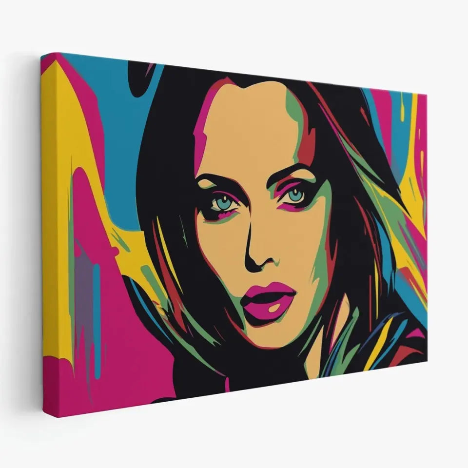 Colorful pop art of Angelina Jolie II