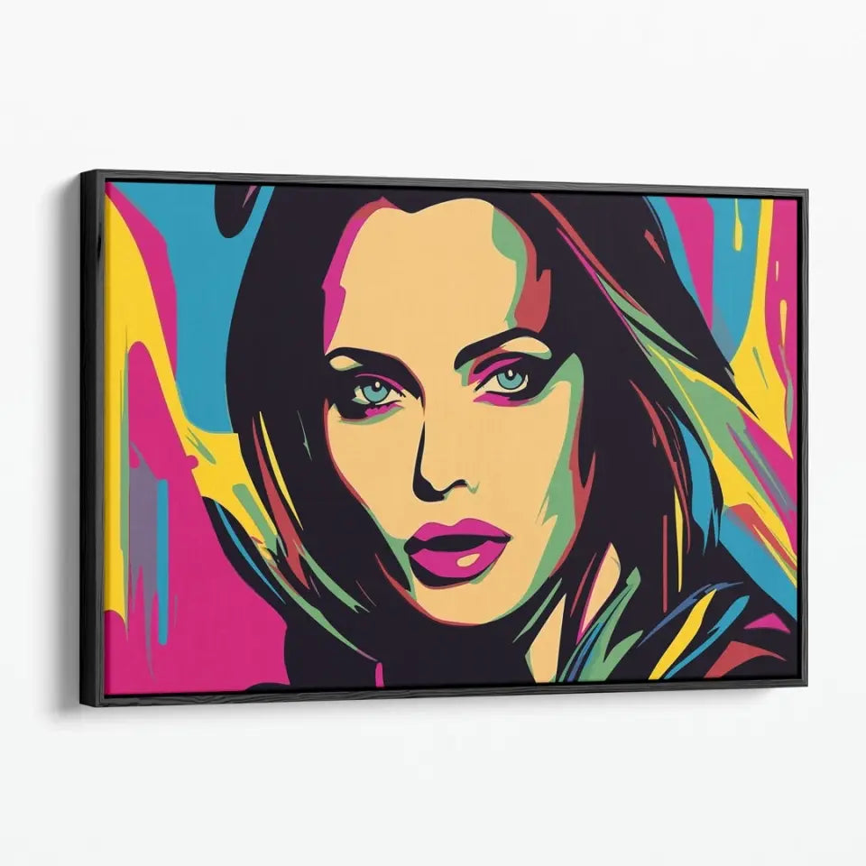 Colorful pop art of Angelina Jolie II