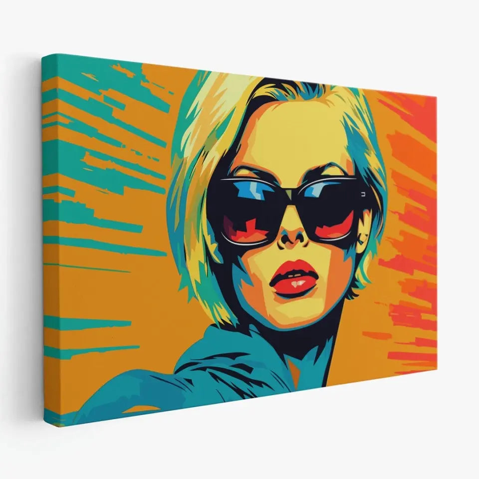 Colorful pop art of Charlize Theron I