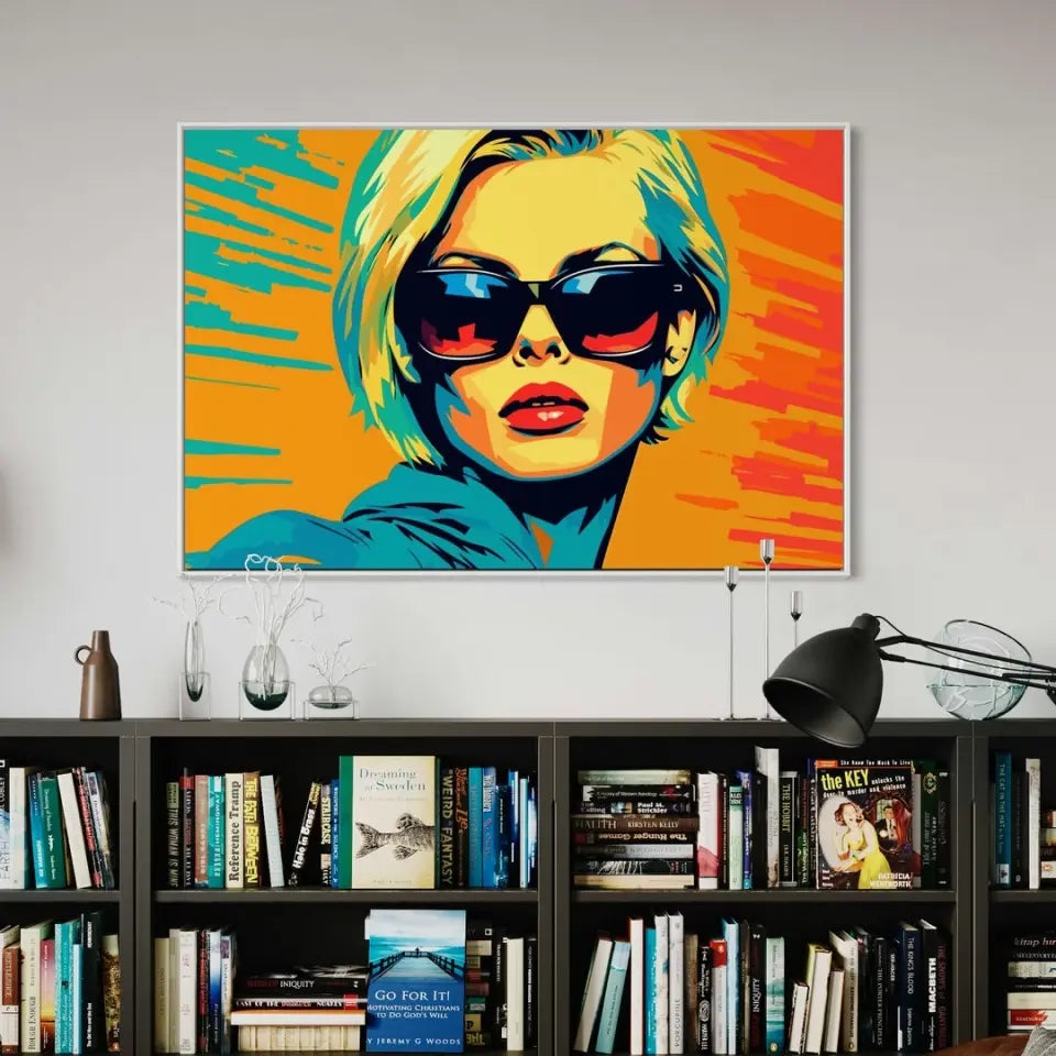 Colorful pop art of Charlize Theron I