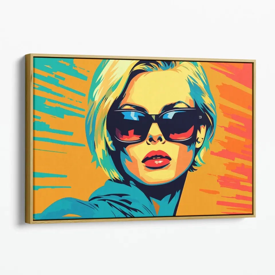 Colorful pop art of Charlize Theron I