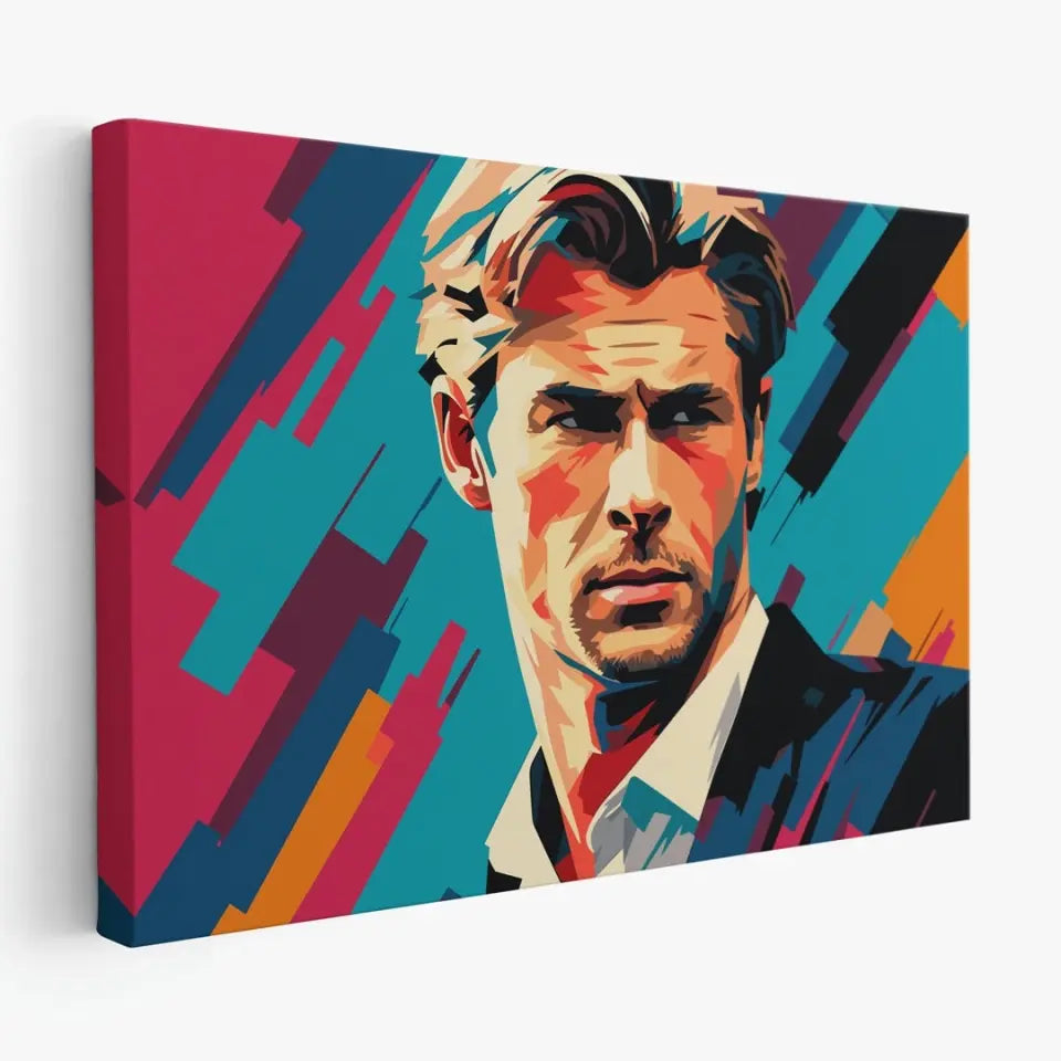 Colorful pop art of Chris Hemsworth I