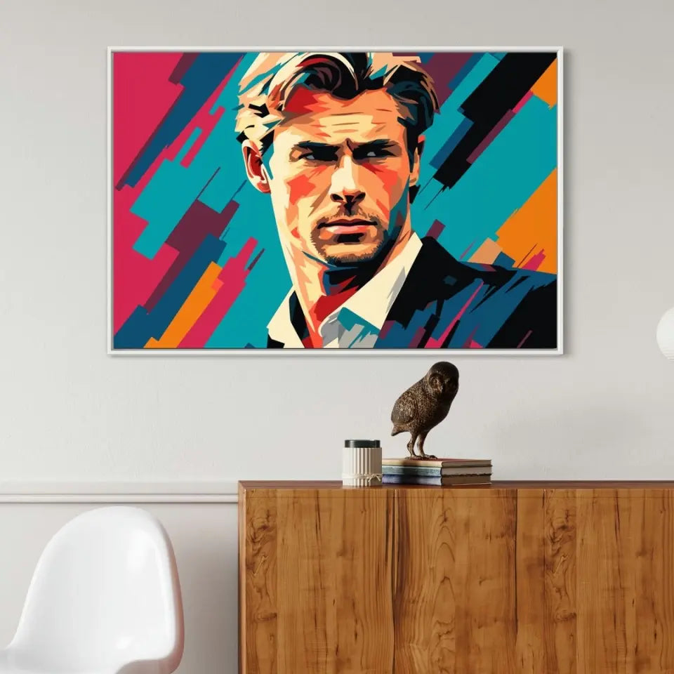 Colorful pop art of Chris Hemsworth I