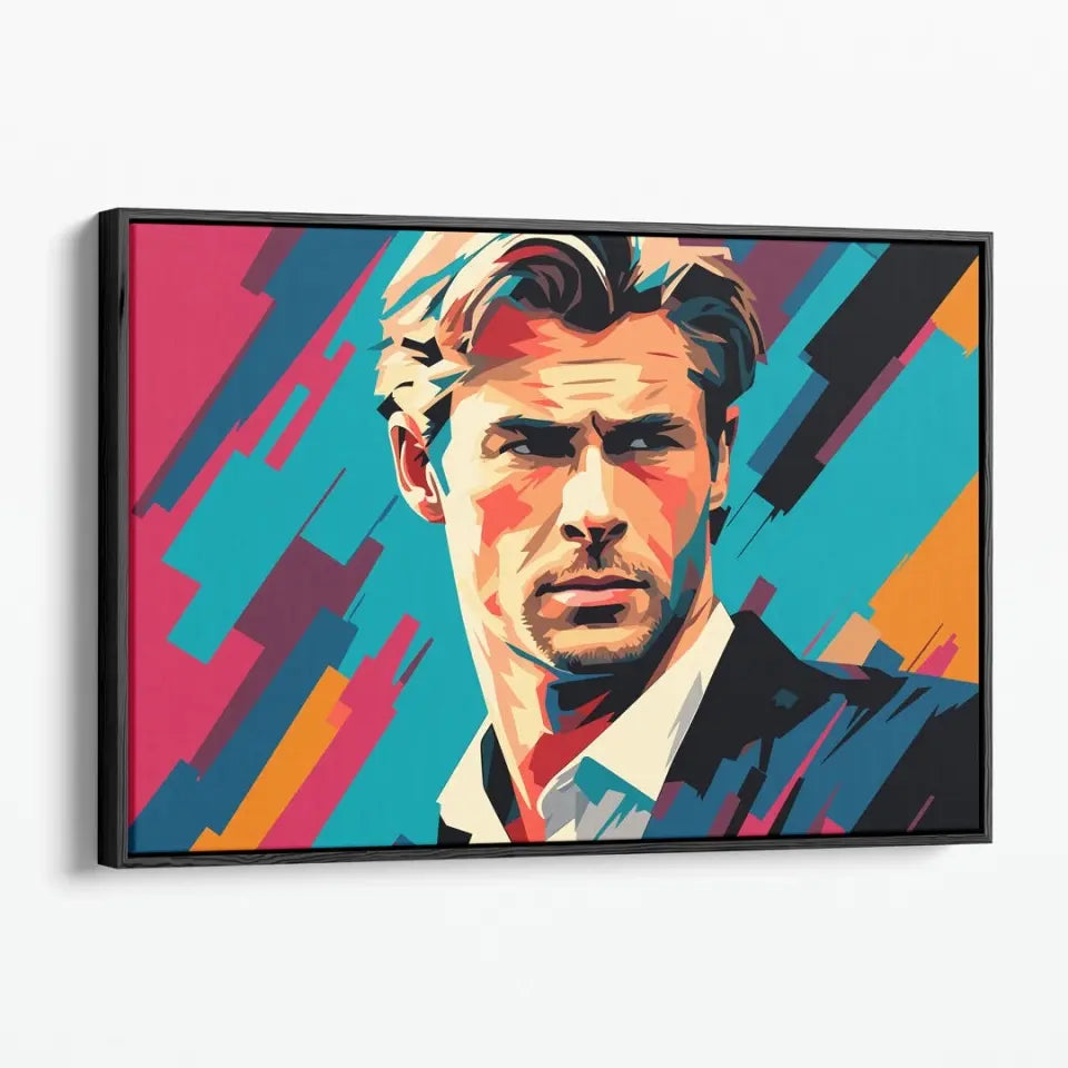 Colorful pop art of Chris Hemsworth I