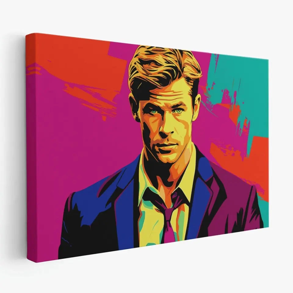Colorful pop art of Chris Hemsworth II