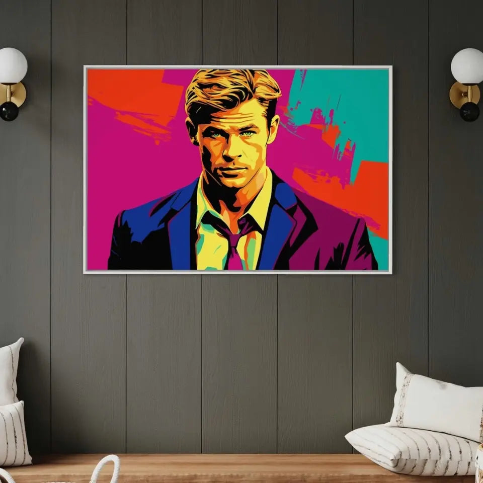 Colorful pop art of Chris Hemsworth II
