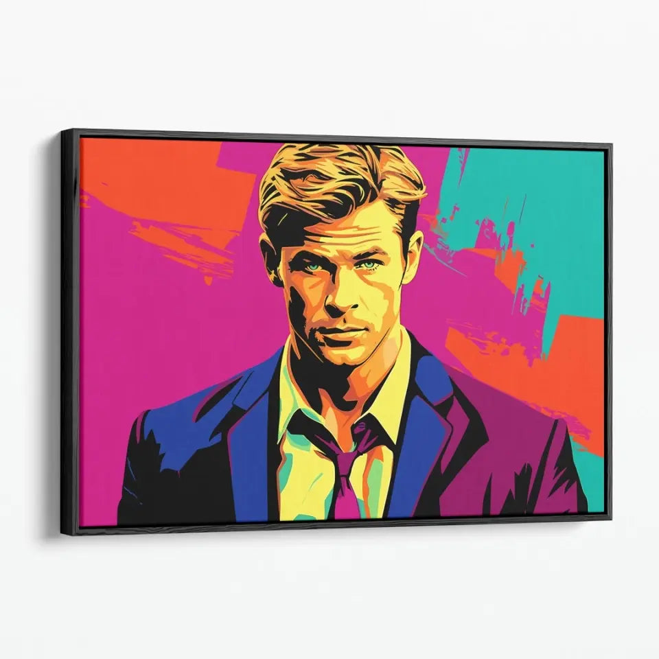 Colorful pop art of Chris Hemsworth II