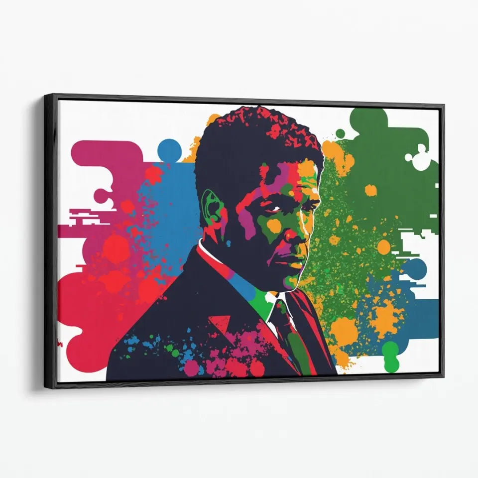 Colorful pop art of Denzel Washington I