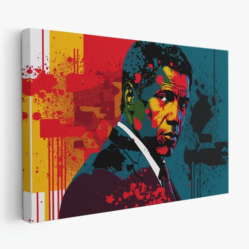 Colorful pop art of Denzel Washington II