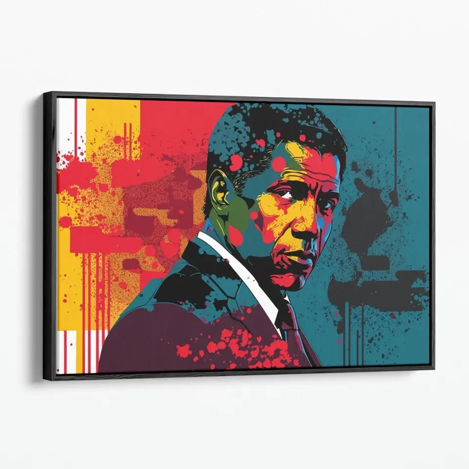 Colorful pop art of Denzel Washington II