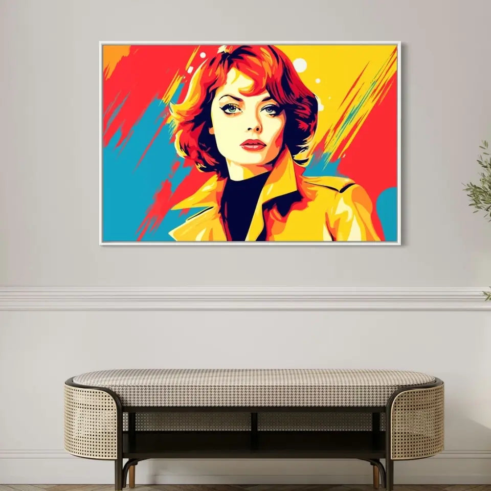 Colorful pop art of Emma Stone II