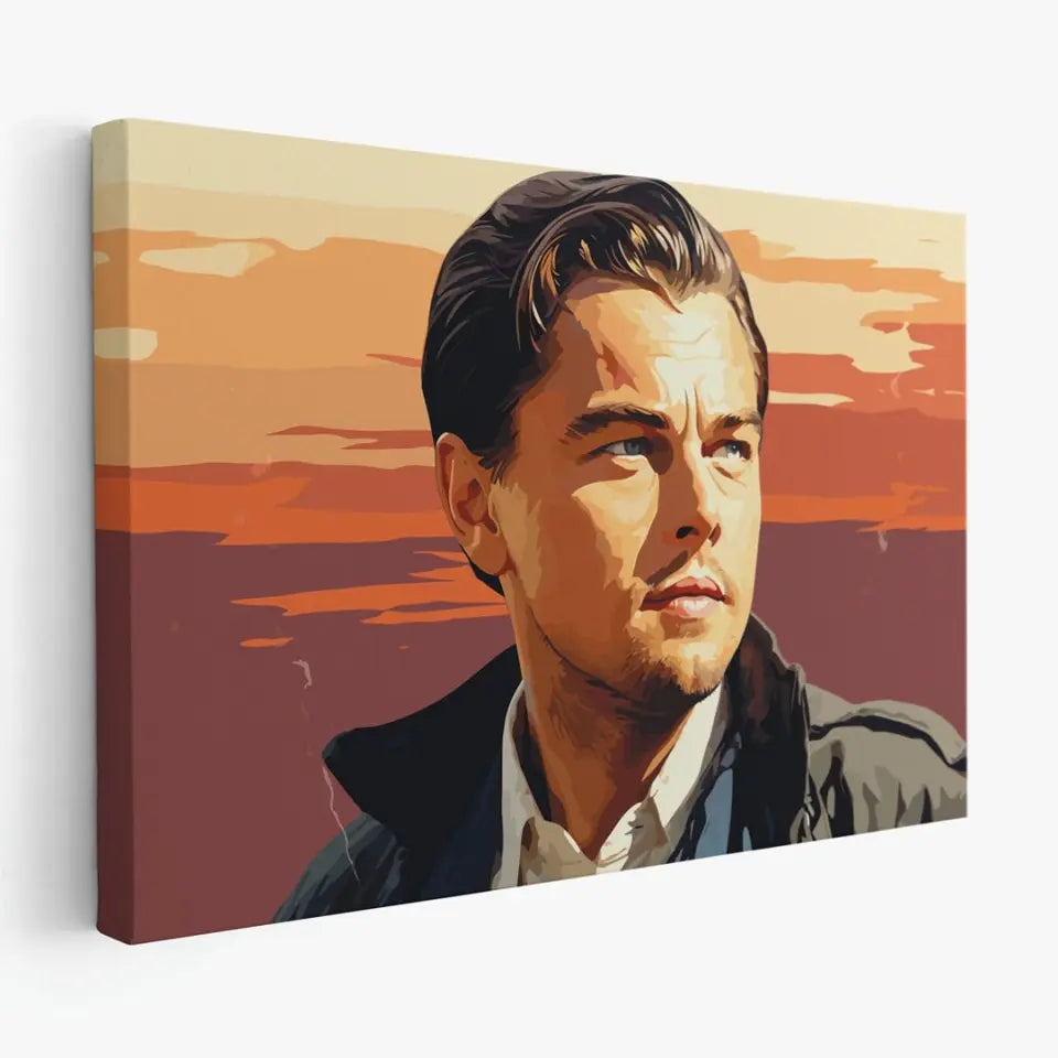 Colorful pop art of Leonardo DiCaprio II