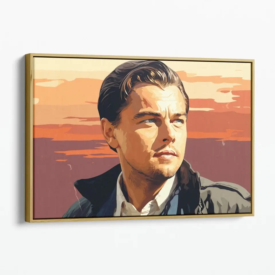 Colorful pop art of Leonardo DiCaprio II