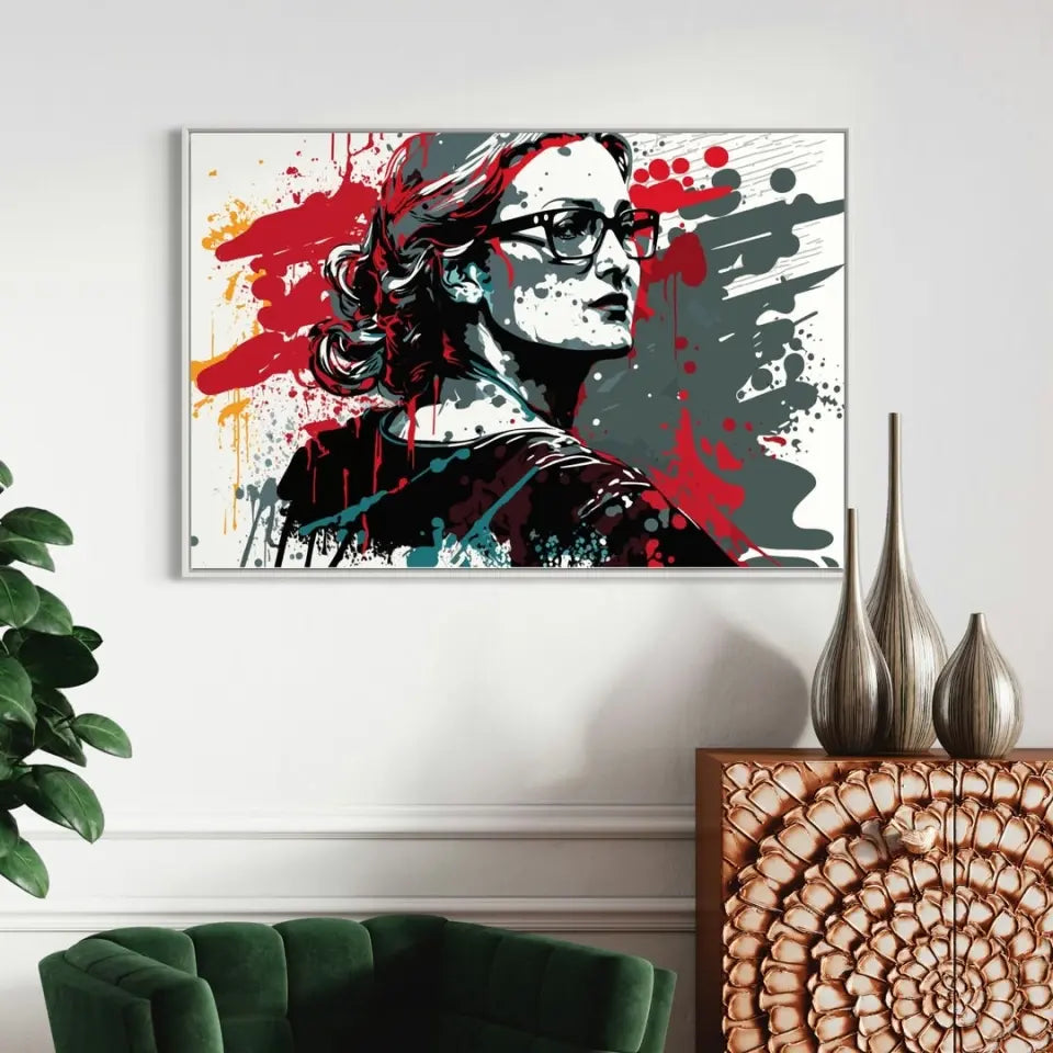 Colorful pop art of Meryl Streep I