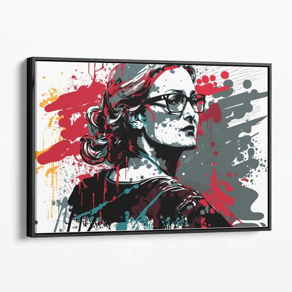 Colorful pop art of Meryl Streep I