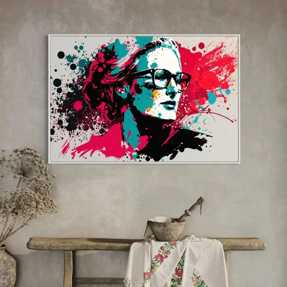 Colorful pop art of Meryl Streep II
