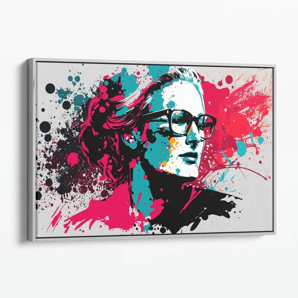 Colorful pop art of Meryl Streep II