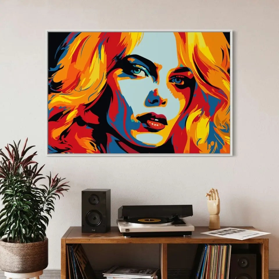 Colorful pop art of Nicole Kidman I