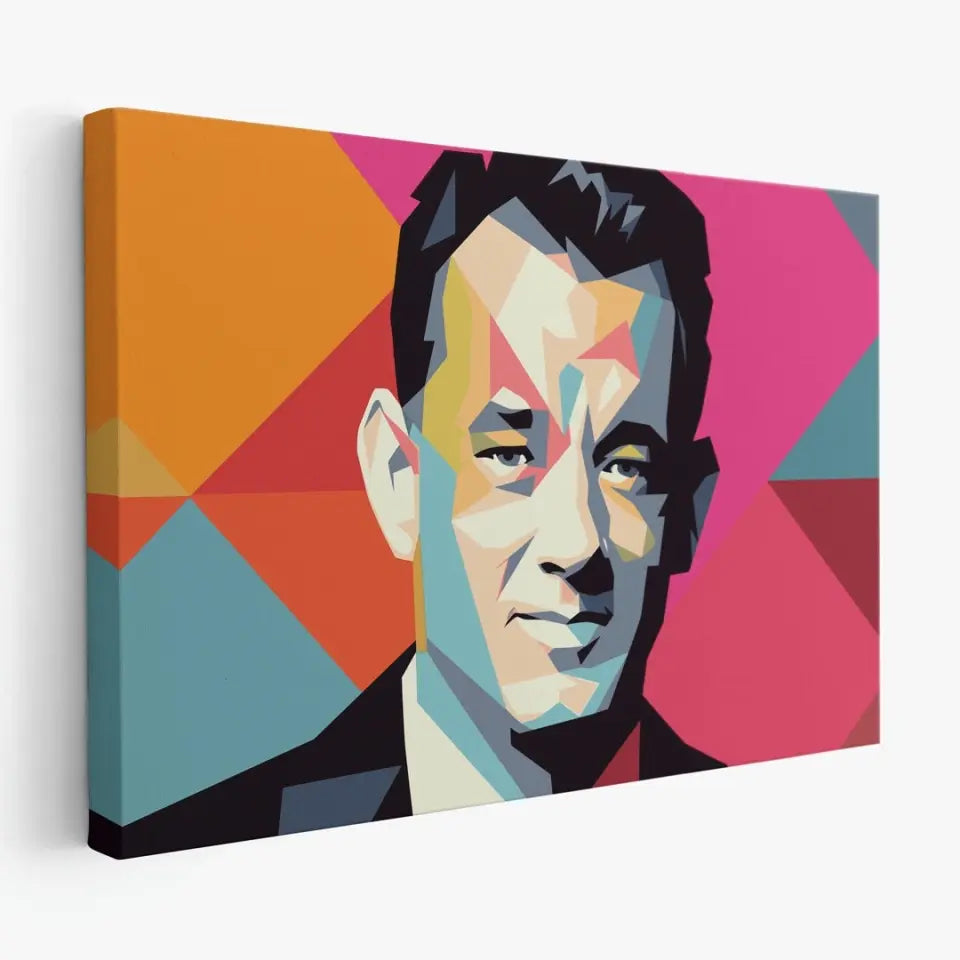 Colorful pop art of Tom Hanks I