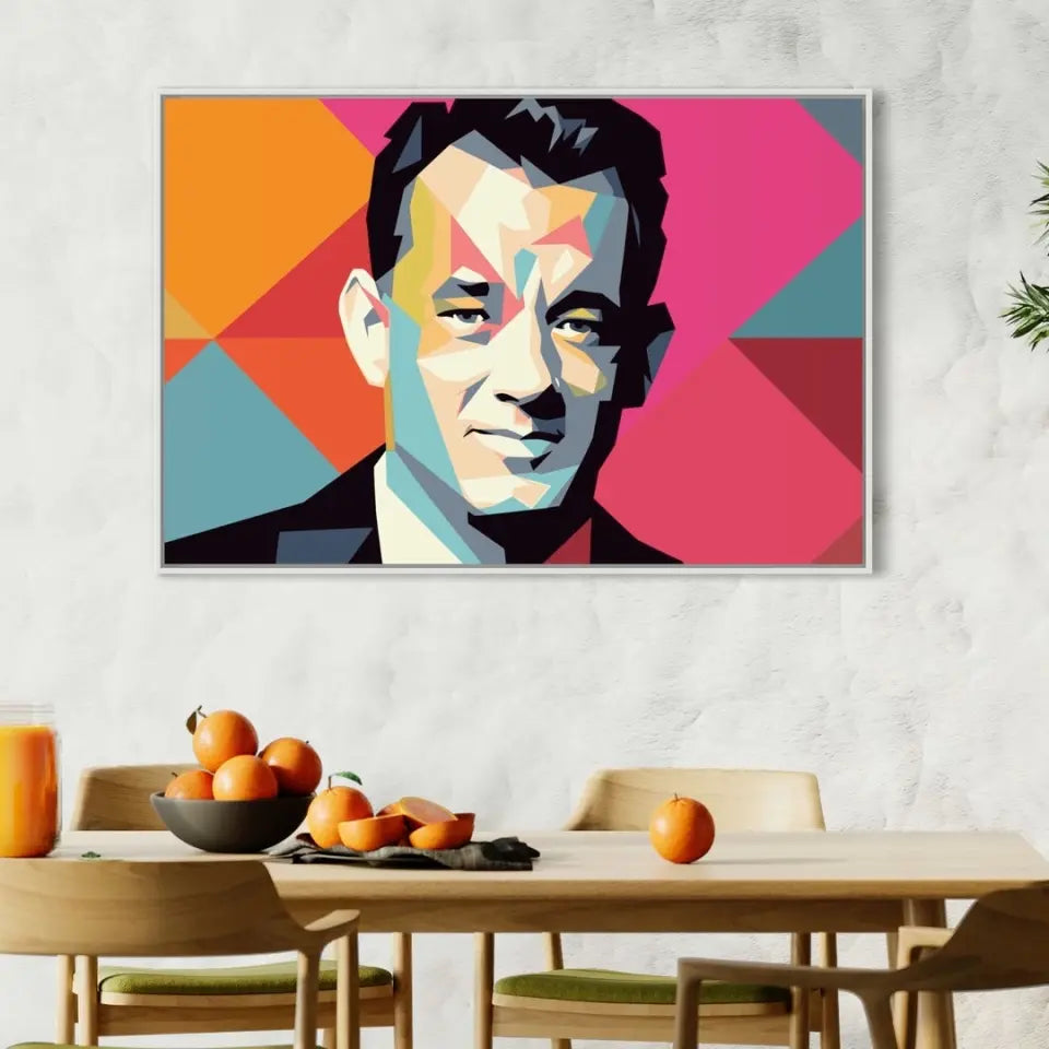 Colorful pop art of Tom Hanks I