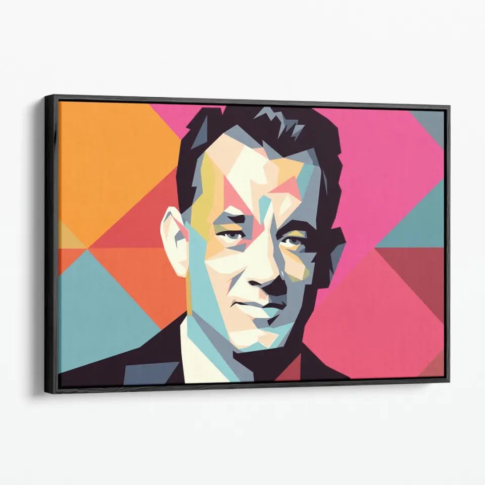 Colorful pop art of Tom Hanks I