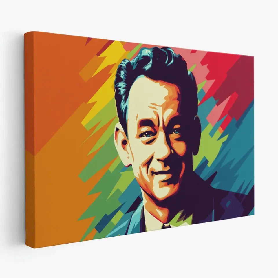 Colorful pop art of Tom Hanks II