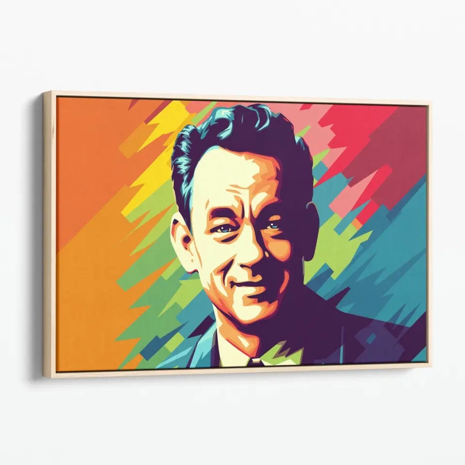 Colorful pop art of Tom Hanks II