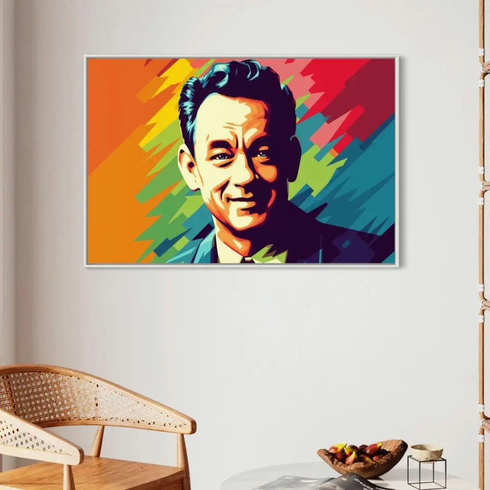 Colorful pop art of Tom Hanks II