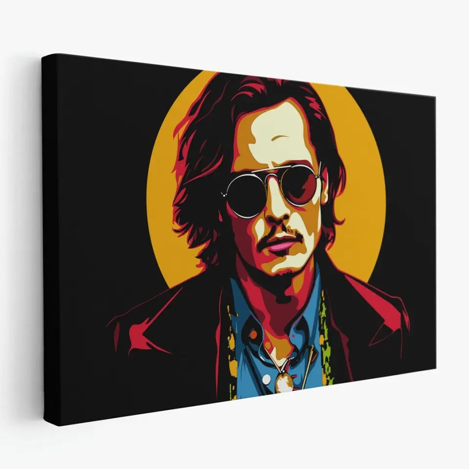 Colorful pop art of Johnny Depp II