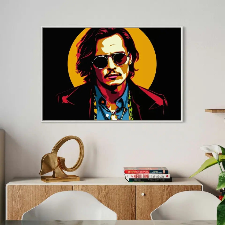 Colorful pop art of Johnny Depp II