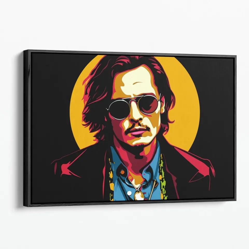 Colorful pop art of Johnny Depp II