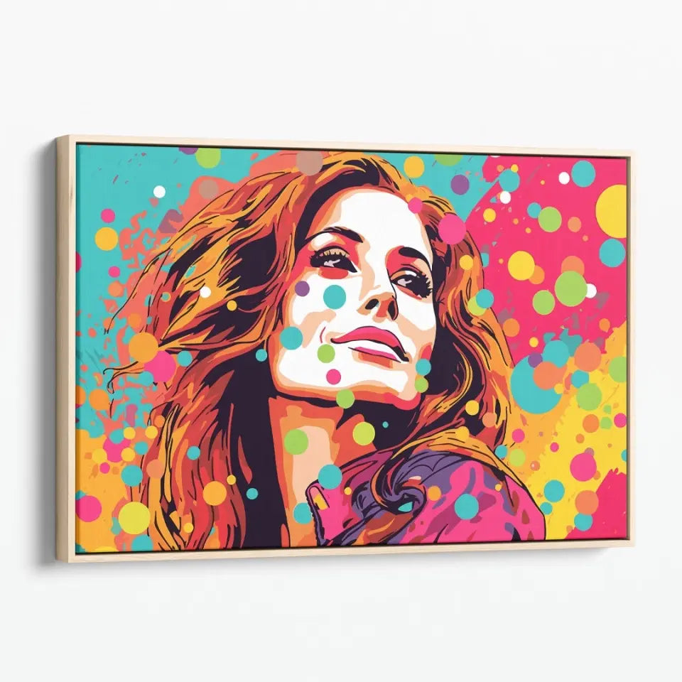 Colorful pop art of Julia Roberts I