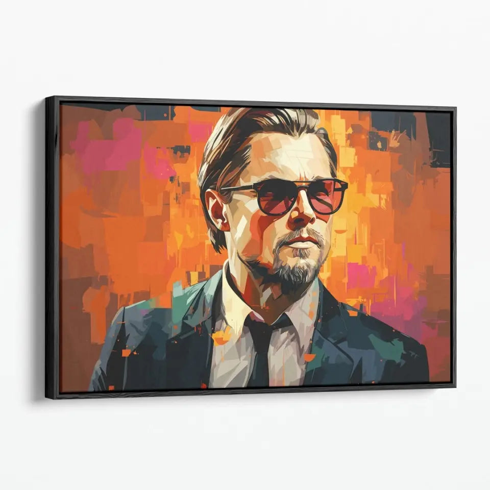 Colorful pop art of Leonardo DiCaprio I