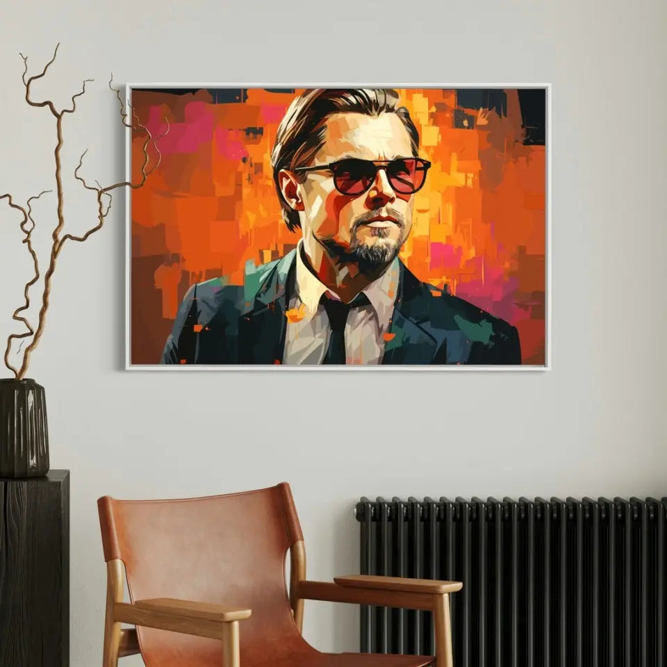 Colorful pop art of Leonardo DiCaprio I