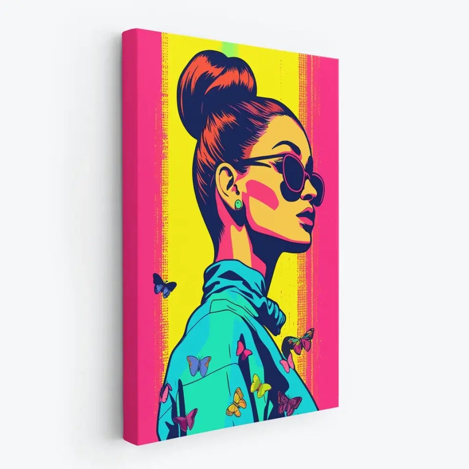 Colorful pop art of Ariana Grande I