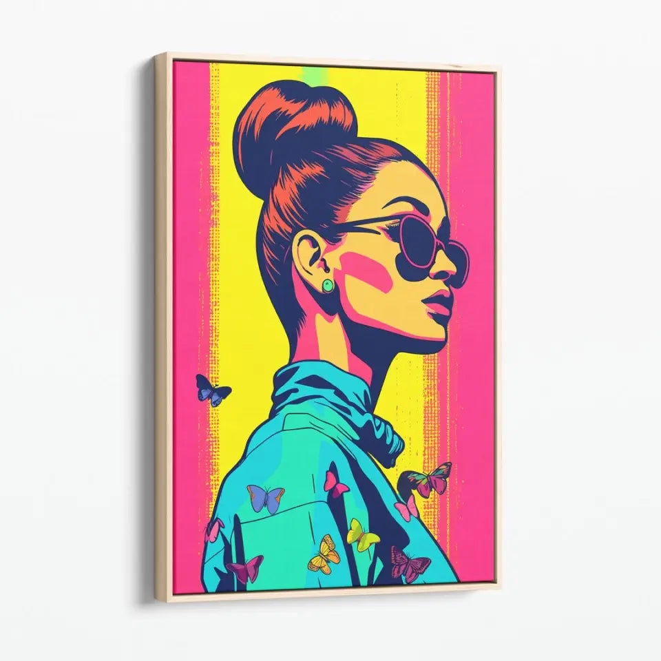 Colorful pop art of Ariana Grande I