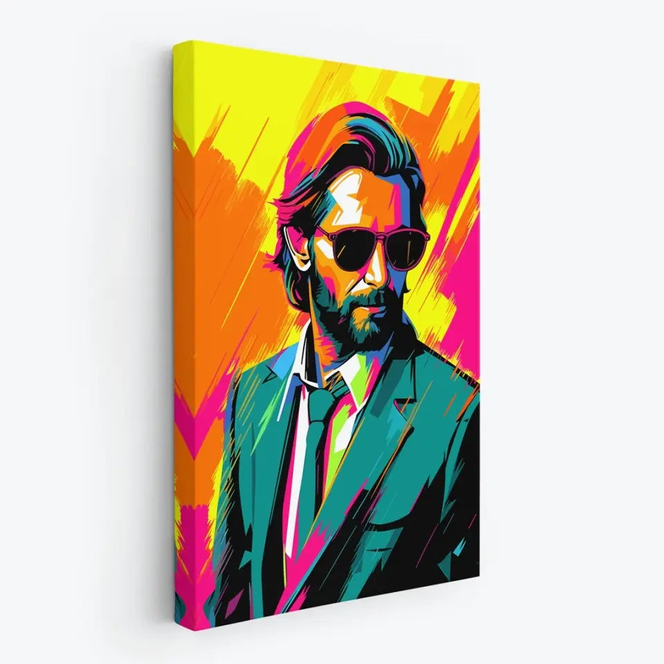 Colorful pop art of Bradley Cooper II