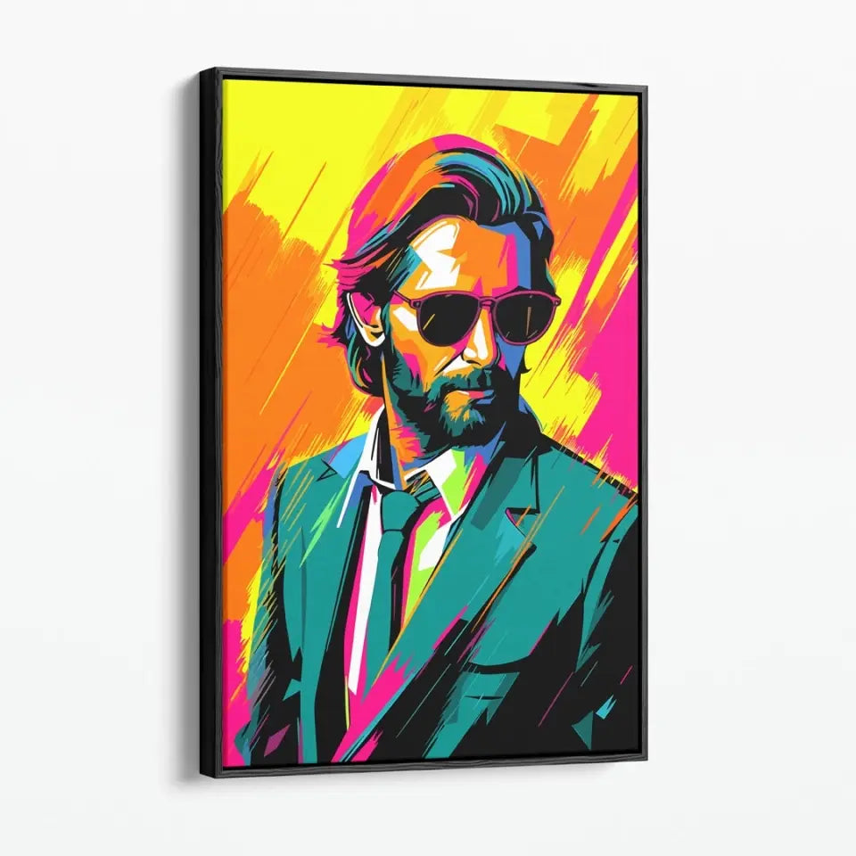 Colorful pop art of Bradley Cooper II