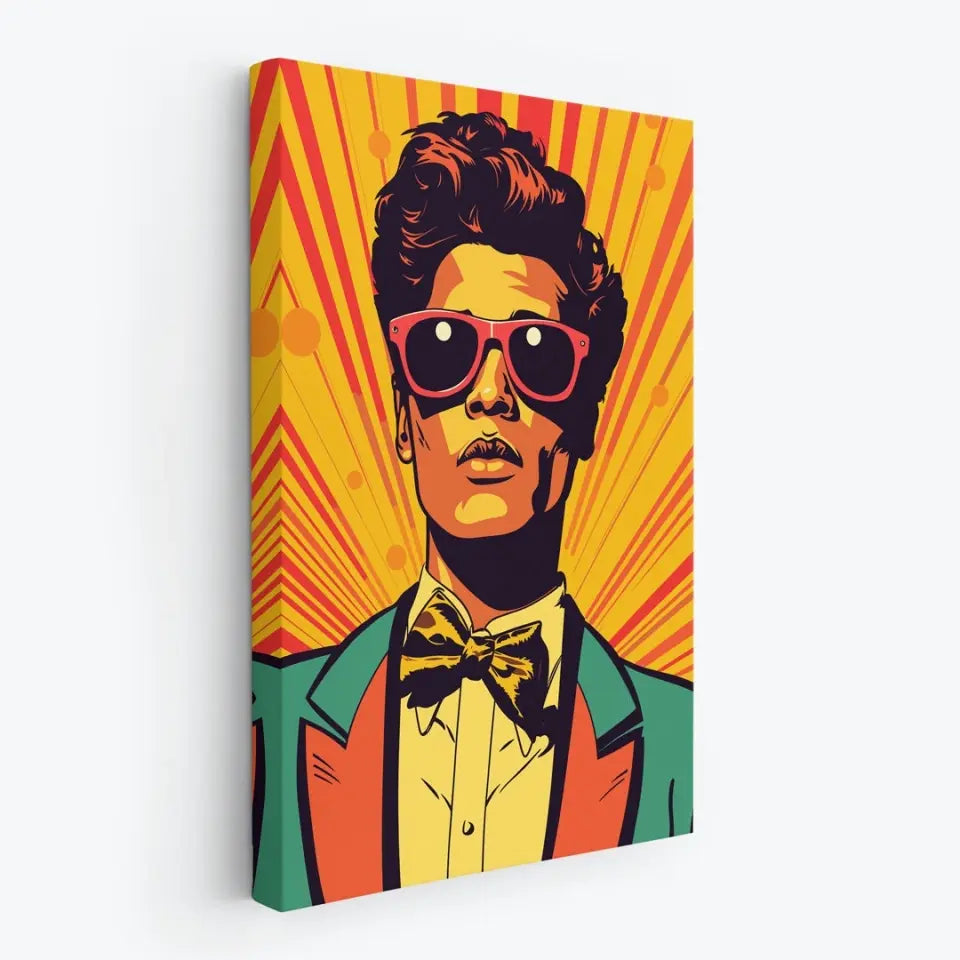 Colorful pop art of Bruno Mars II