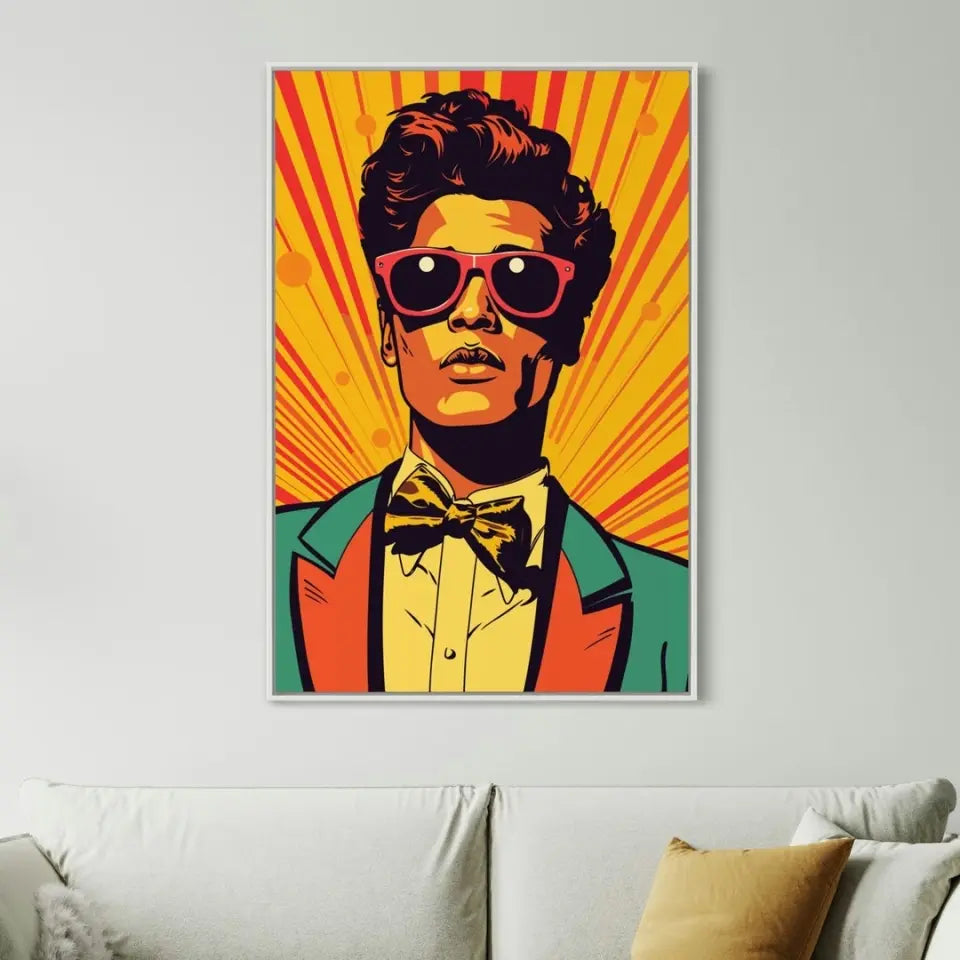Colorful pop art of Bruno Mars II