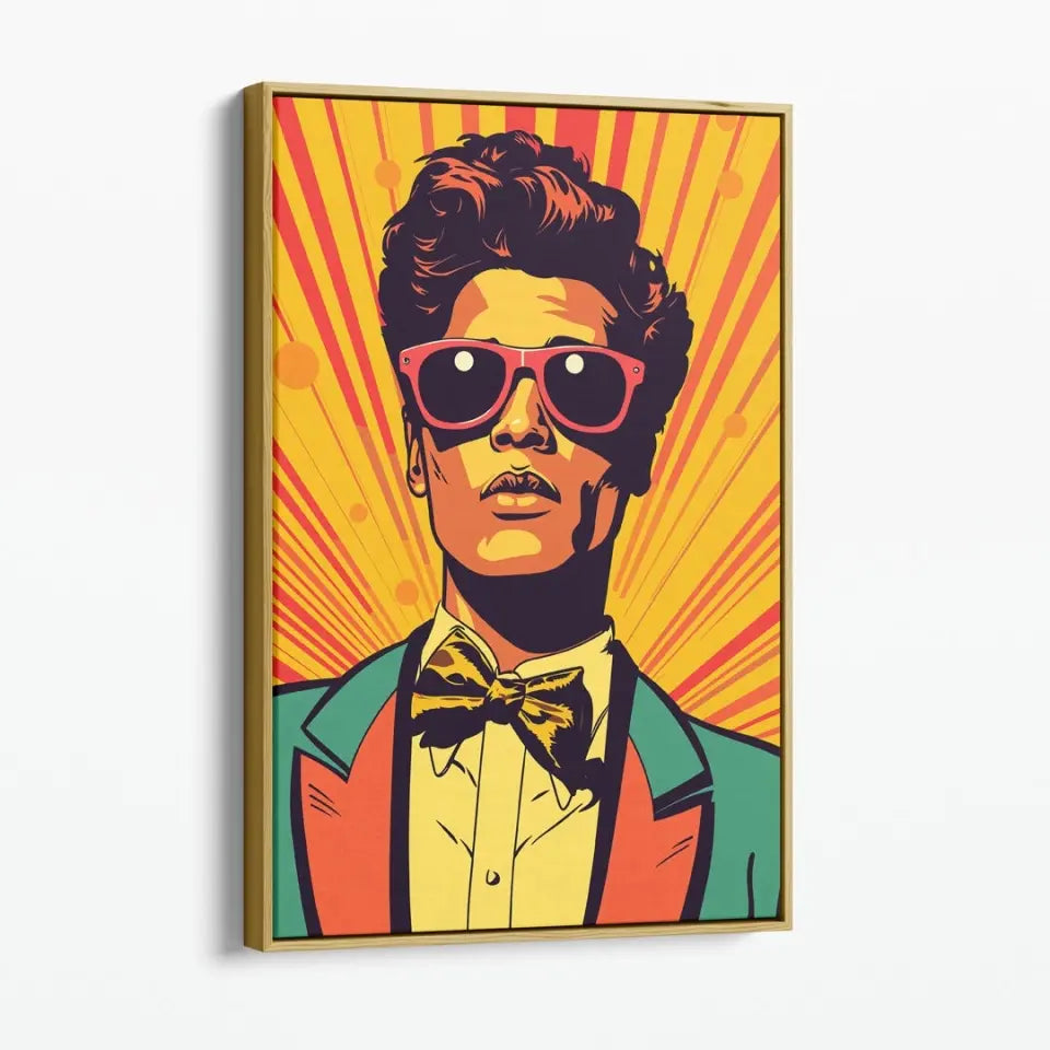 Colorful pop art of Bruno Mars II